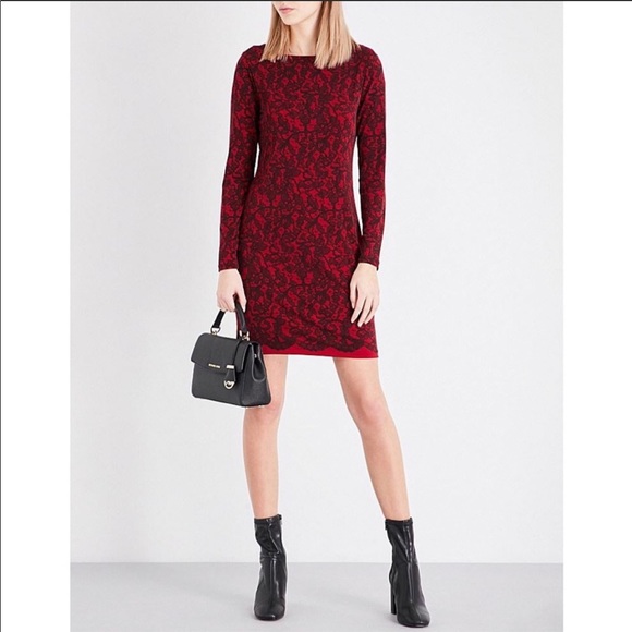 MICHAEL Michael Kors Dresses & Skirts - MICHAEL Michael Kors | Red & Black Sheath Dress